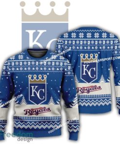 Gift Christmas Kansas City Royals Logo Pattern Ugly Sweater Gift Holidays