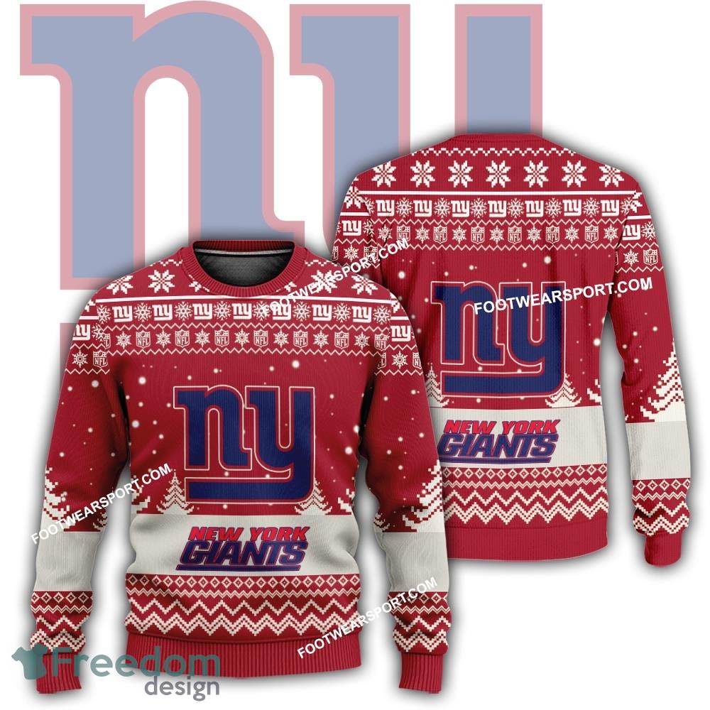 Gift Christmas New York Giants Logo Pattern Ugly Sweater For Men Women image Gift Christmas New York Giants Logo Pattern Ugly Sweater For Men Women - Gift Christmas New York Giants Logo Pattern Ugly Sweater For Men Women