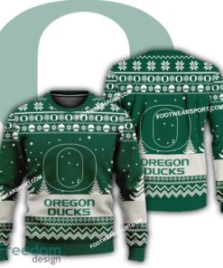 Gift Christmas Oregon Ducks Logo Pattern Ugly Sweater Gift Holidays