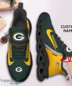 Green Bay Packers Custom Name Limited Max Soul Shoes Sneakers For Sports Fans Gift Product Photo 3