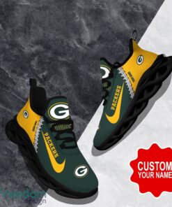 Green Bay Packers Custom Name Limited Max Soul Shoes Sneakers For Sports Fans Gift Product Photo 1