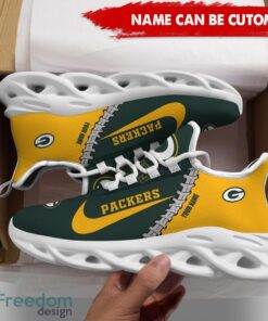 Green Bay Packers Custom Name Limited Max Soul Shoes Sneakers For Sports Fans Gift Product Photo 5