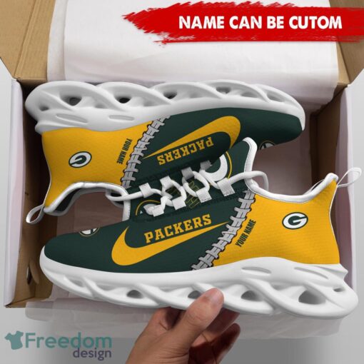 Green Bay Packers Custom Name Limited Max Soul Shoes Sneakers For Sports Fans Gift Product Photo 5