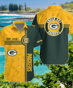 Green Bay Packers Hawaiian Shirt Custom Name Unique Gift