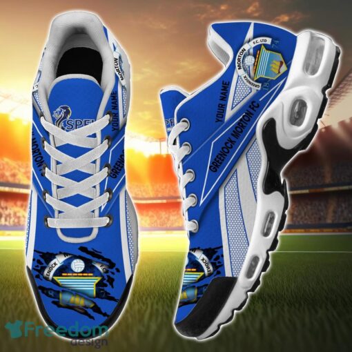 Greenock Morton F.C. Air Cushion Sports Shoes Custom Name Gift TN Shoes Sneakers For Fans Men Women Team Shoes Product Photo 2