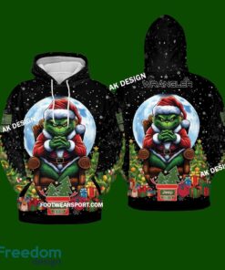 Grinch Christmas Jeep Wrangler Car Racing Logo Hoodie AOP, 3D Shirt, 3D Sweater Gift Christmas