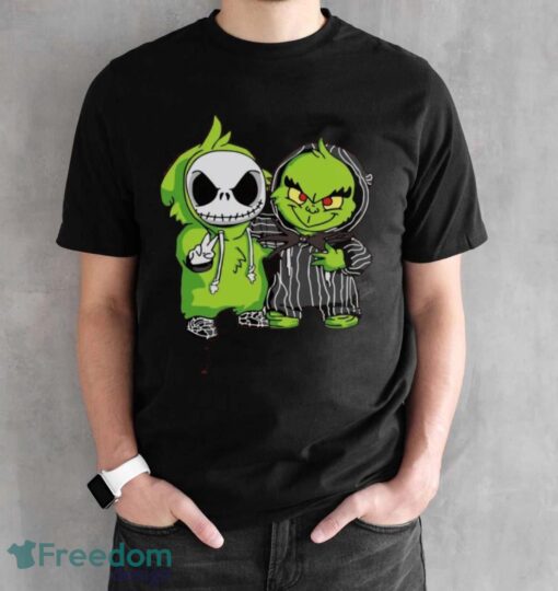 Grinch Christmas Sweatshirt, Xmas Gift Hoodie, Jack Skellington Youth Sweatshirt - Black Unisex T-Shirt