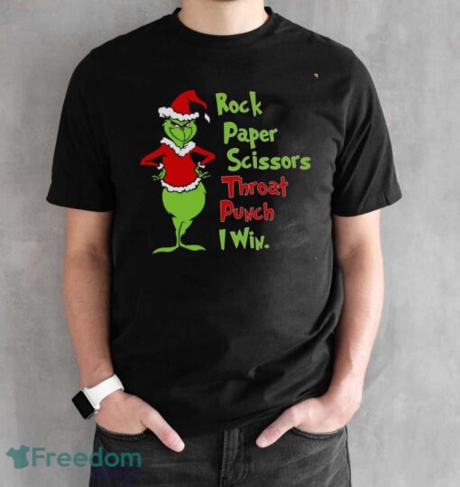 Grinch Santa T-Shirt, Grinch Christmas Shirt - Black Unisex T-Shirt