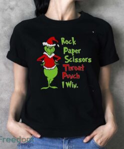 Grinch Santa T-Shirt, Grinch Christmas Shirt - Ladies T-Shirt