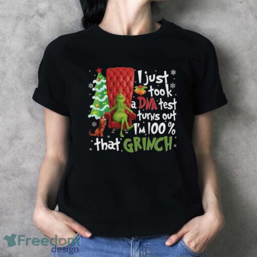 Grinch Shirt, Funny Xmas Shirt, Grinchmas T-Shirt - Ladies T-Shirt