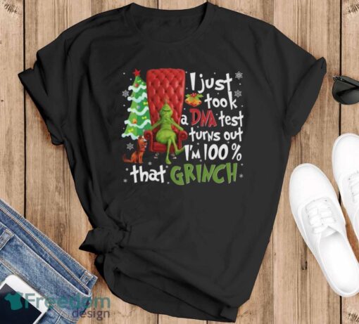 Grinch Shirt, Funny Xmas Shirt, Grinchmas T-Shirt - Black T-Shirt