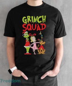 Grinch Squad Sweatshirt, Retro Christmas Sweatshirt - Black Unisex T-Shirt