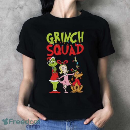 Grinch Squad Sweatshirt, Retro Christmas Sweatshirt - Ladies T-Shirt