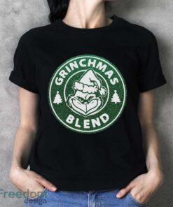 Grinchmas Blend Coffee Sweatshirt, Funny Grinch Sweatshirt - Ladies T-Shirt