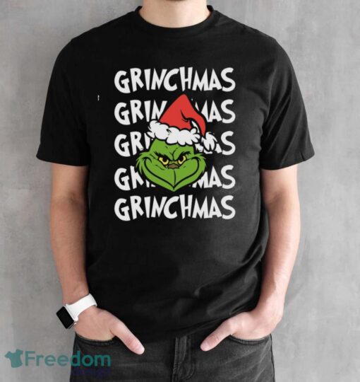 Grinchmas Santa Shirt, Funny Grinch Shirt, Grinch Christmas Shirt - Black Unisex T-Shirt