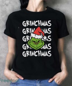 Grinchmas Santa Shirt, Funny Grinch Shirt, Grinch Christmas Shirt - Ladies T-Shirt