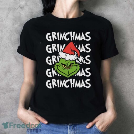 Grinchmas Santa Shirt, Funny Grinch Shirt, Grinch Christmas Shirt - Ladies T-Shirt