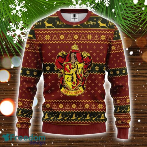 Gryffindor Crest Ugly Christmas Sweater Amazing Gift Christmas Holiday Gift Product Photo 1