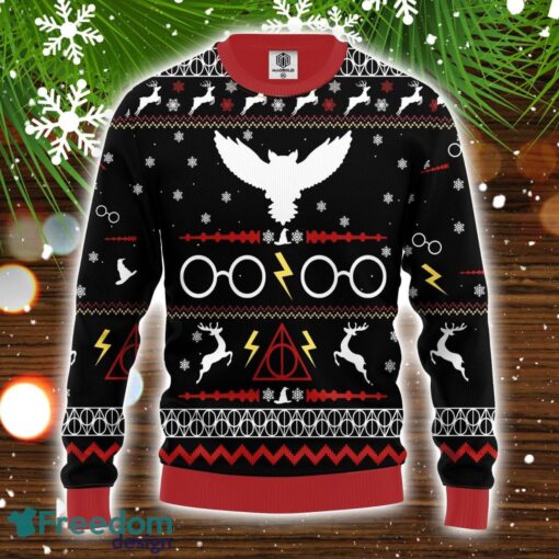 Harry Potter Owl Ugly Christmas Sweater Amazing Gift Christmas Gift Product Photo 1