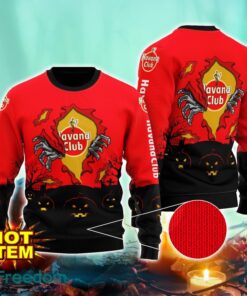 Havana Club Scary Night Halloween Hand Pull Out Halloween 3D Sweater For Men and Women