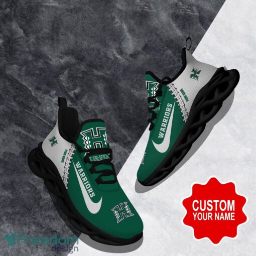 Hawaii Rainbow Warriors Custom Name Limited Max Soul Shoes Sneakers For Sports Fans Gift Product Photo 1