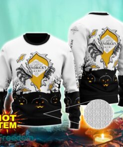 Hendrick’s Gin Scary Night Halloween Hand Pull Out Halloween 3D Sweater For Men and Women