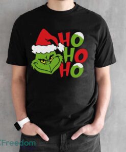 Ho Ho Ho Grinch Christmas T-Shirt, Grinch Christmas Sweatshirt - Black Unisex T-Shirt