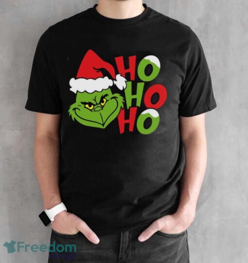 Ho Ho Ho Grinch Christmas T-Shirt, Grinch Christmas Sweatshirt - Black Unisex T-Shirt