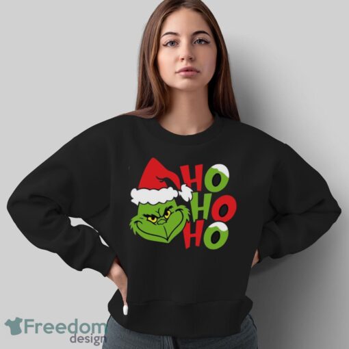 Ho Ho Ho Grinch Christmas T-Shirt, Grinch Christmas Sweatshirt - Sweatshirt