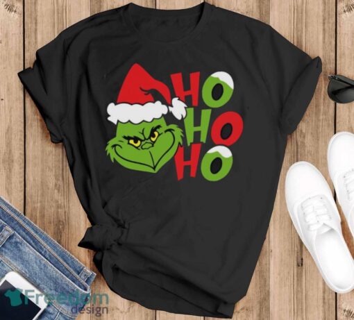 Ho Ho Ho Grinch Christmas T-Shirt, Grinch Christmas Sweatshirt - Black T-Shirt