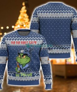Ho Ho Holy Sh!t Im Drunk Busch Light Grinch Ugly Christmas Sweater Holiday Gift For Family Christmas Sweater