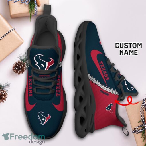 Houston Texans Custom Name Limited Max Soul Shoes Sneakers For Sports Fans Gift Product Photo 3