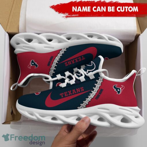 Houston Texans Custom Name Limited Max Soul Shoes Sneakers For Sports Fans Gift Product Photo 5