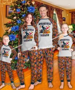 Houston Texans Fall Christmas Pajamas Set Family Kid Men Women
