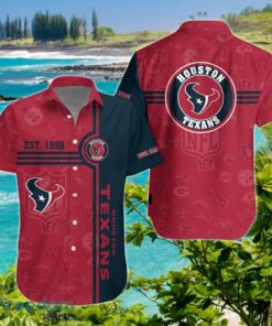 Houston Texans Hawaiian Shirt Custom Name Impressive Gift