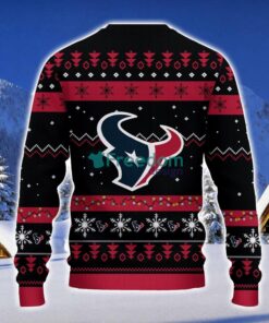 Houston Texans Santa Claus Ugly Christmas Sweater Christmas Gift 3D Sweater Product Photo 2