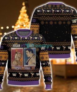 Hulk Hogan vs Andre The Giant 3D Ugly Christmas Sweater Unisex Sweater Christmas Gift