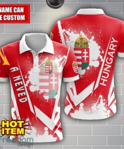 Hungary national football team Limited 3D Polo Shirt Logo Printing For Fans Custom Name