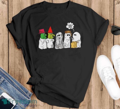 I Got A Rock Sweatshirt, Halloween Ghost Shirt - Black T-Shirt