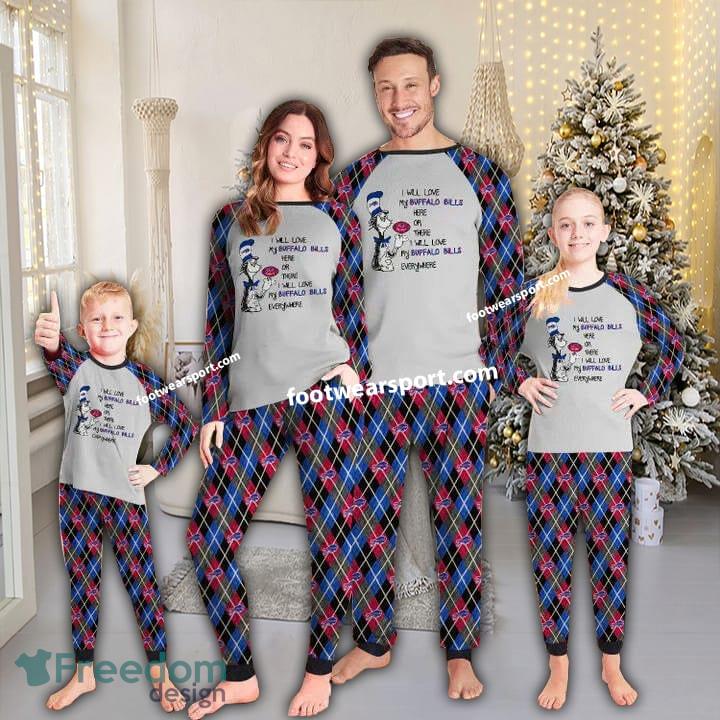 I Will Love My Buffalo Bills Everywhere Christmas Family Pajamas Set Kid Men Women image I Will Love My Buffalo Bills Everywhere Christmas Family Pajamas Set Kid Men Women - I Will Love My Buffalo Bills Everywhere Christmas Family Pajamas Set Kid Men Women