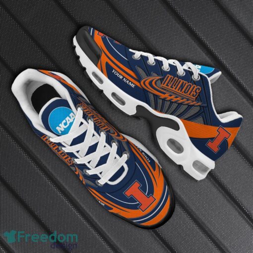 Illinois Fighting Illini TN Shoes Custom Name Shoes Fans Sneakers Shoes Product Photo 2