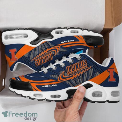 Illinois Fighting Illini TN Shoes Custom Name Shoes Fans Sneakers Shoes Product Photo 1