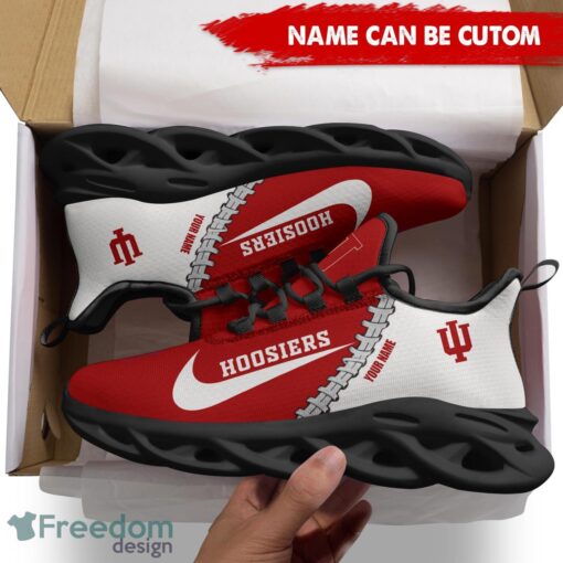 Indiana Hoosiers Custom Name Limited Max Soul Shoes Sneakers For Sports Fans Gift Product Photo 2