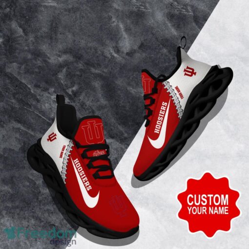 Indiana Hoosiers Custom Name Limited Max Soul Shoes Sneakers For Sports Fans Gift Product Photo 1