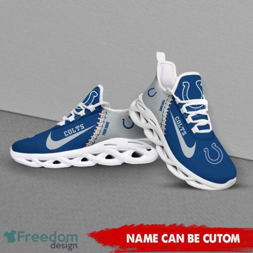 Indianapolis Colts Custom Name Limited Max Soul Shoes Sneakers For Sports Fans Gift Product Photo 4