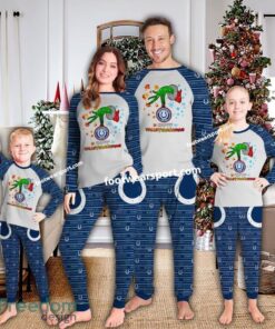 Indianapolis Colts Happy HalloThankmas Xmas Family Pajamas Set Kid Men Women