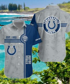 Indianapolis Colts Hawaiian Shirt Custom Name Impressive Gift