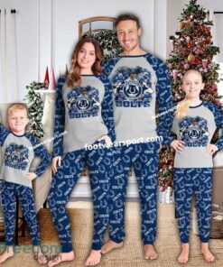 Indianapolis Colts Transfer Xmas Family Pajamas Set Kid Men Women