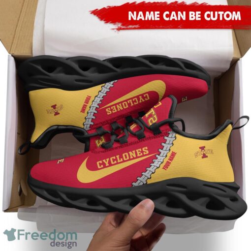 Iowa State Cyclones Custom Name Limited Max Soul Shoes Sneakers For Sports Fans Gift Product Photo 2