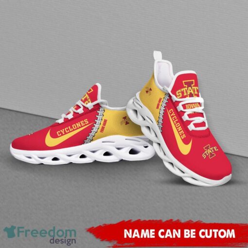 Iowa State Cyclones Custom Name Limited Max Soul Shoes Sneakers For Sports Fans Gift Product Photo 4